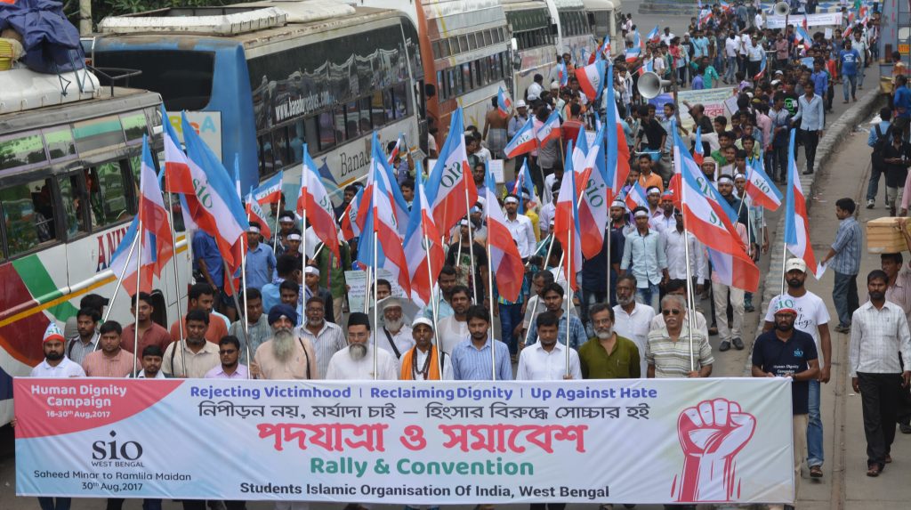 SIO West Bengal marches to reclaim human dignity in Kolkata