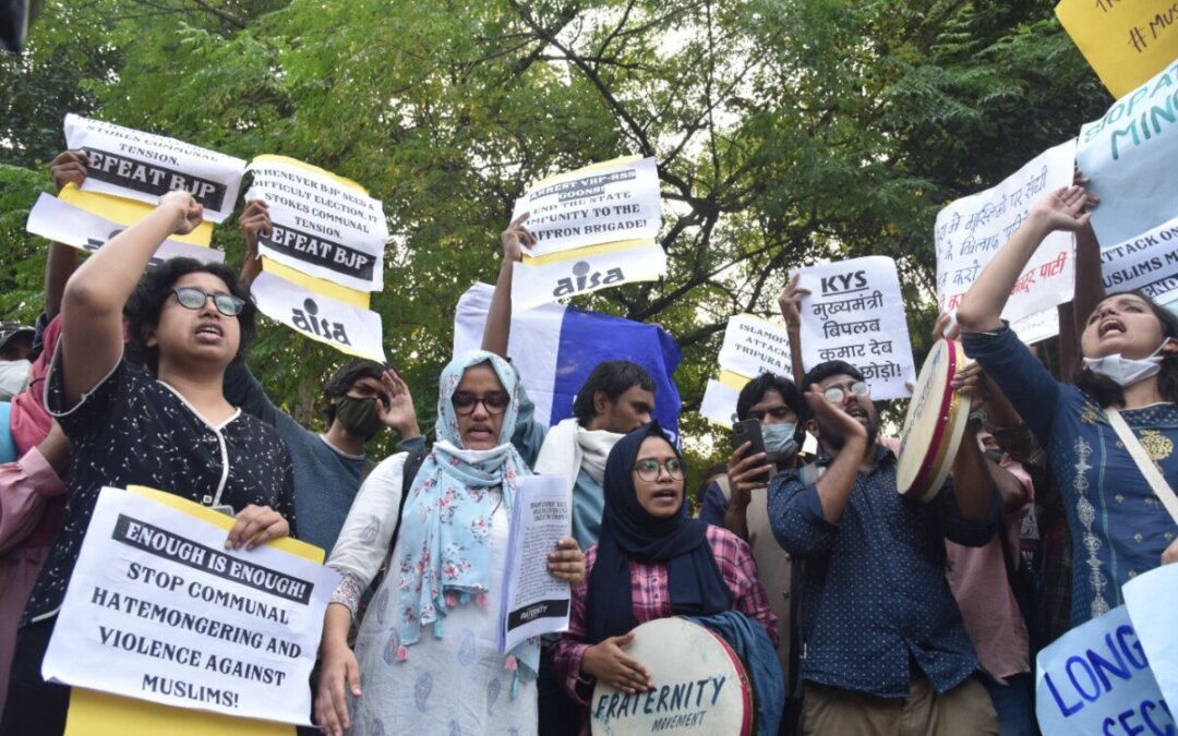 Activists Protest Anti-Muslim Violence in Tripura